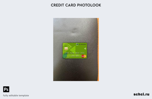 цифровая загрузка Куба Метрополитано банк Mastercard фотовид переднего шаблона